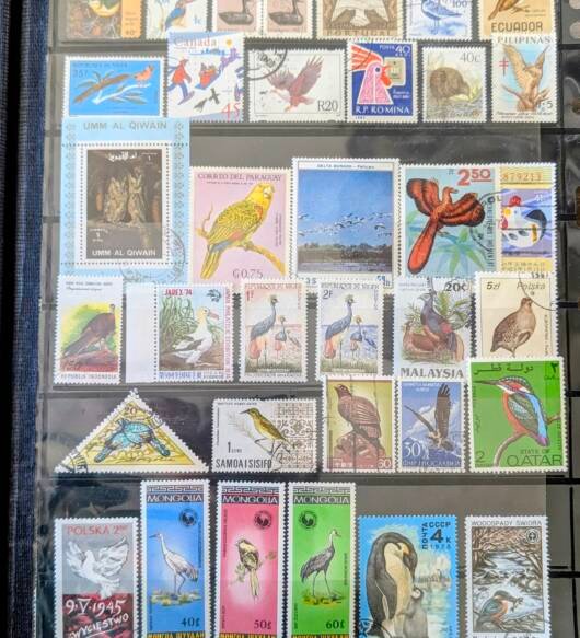 Birds Thematic Stamp Collection